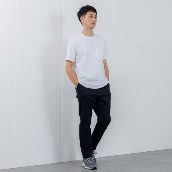 オーガニックコットン　無地クルーネック半袖Ｔシャツ