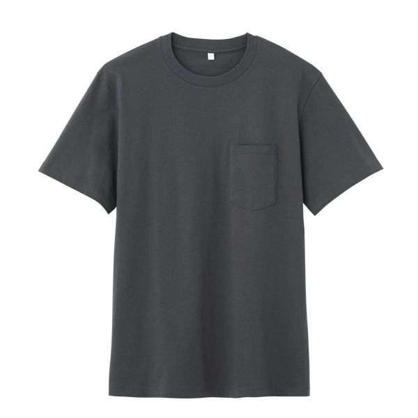 オーガニックコットン　無地クルーネック半袖Ｔシャツ