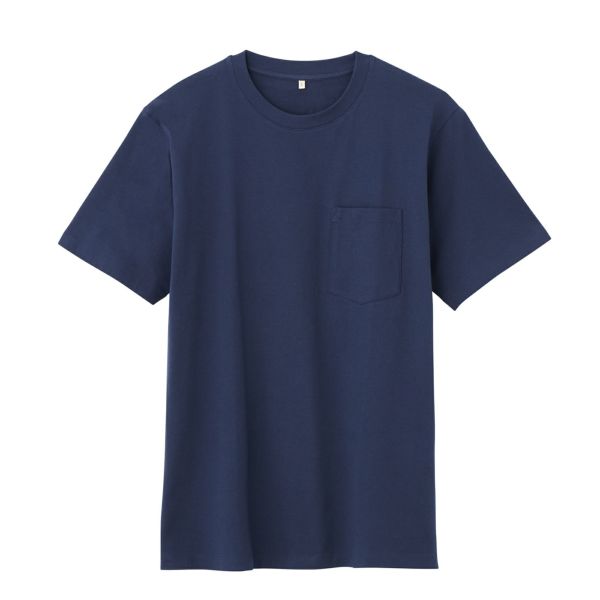 オーガニックコットン　無地クルーネック半袖Ｔシャツ