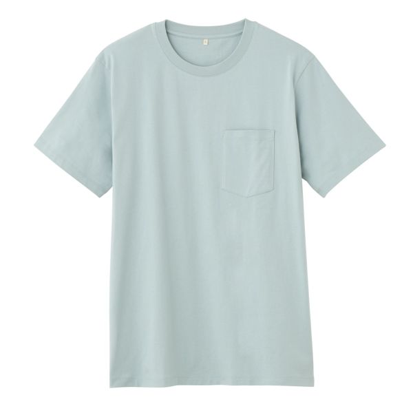 オーガニックコットン　無地クルーネック半袖Ｔシャツ