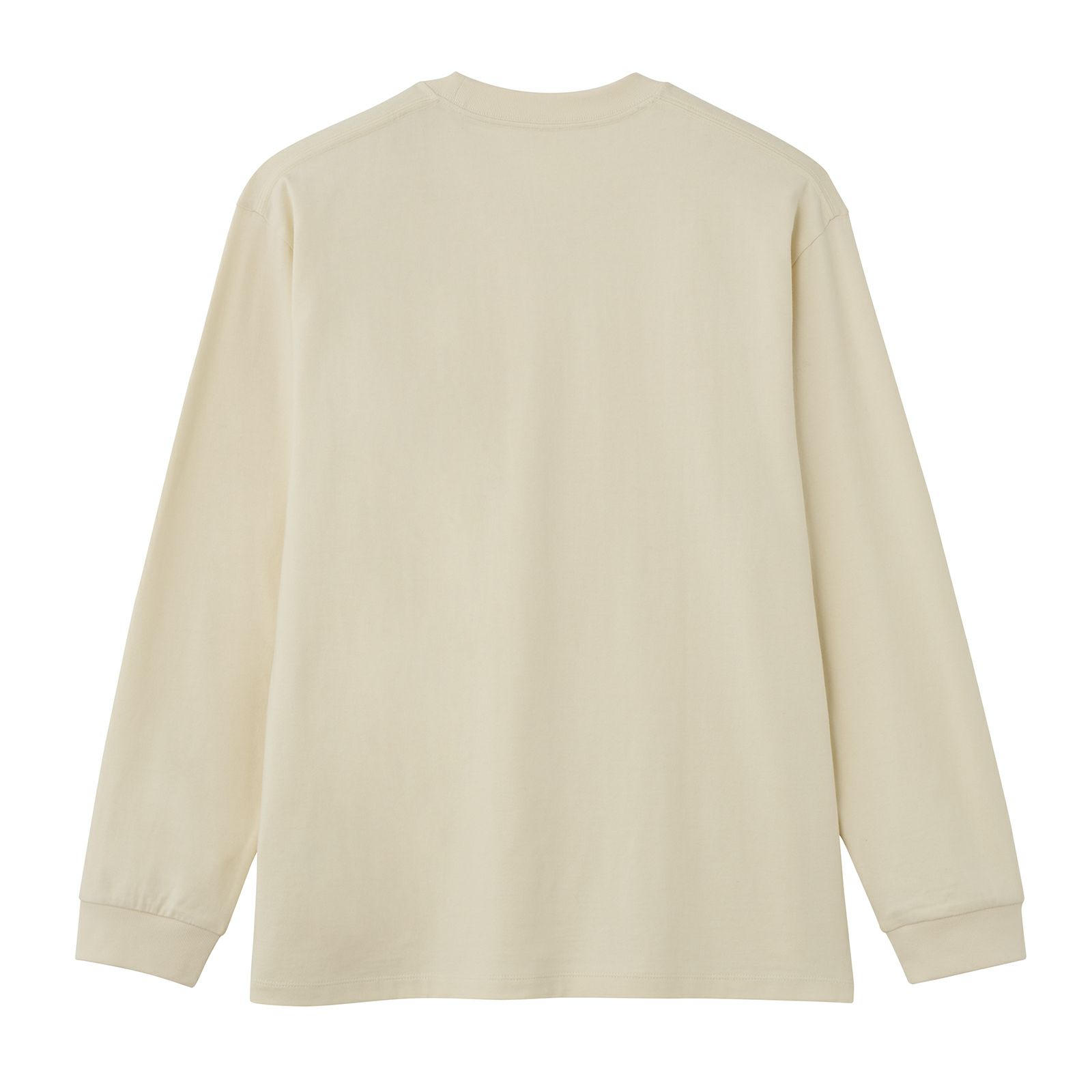 オーガニックコットン　太番手無地長袖Ｔシャツ