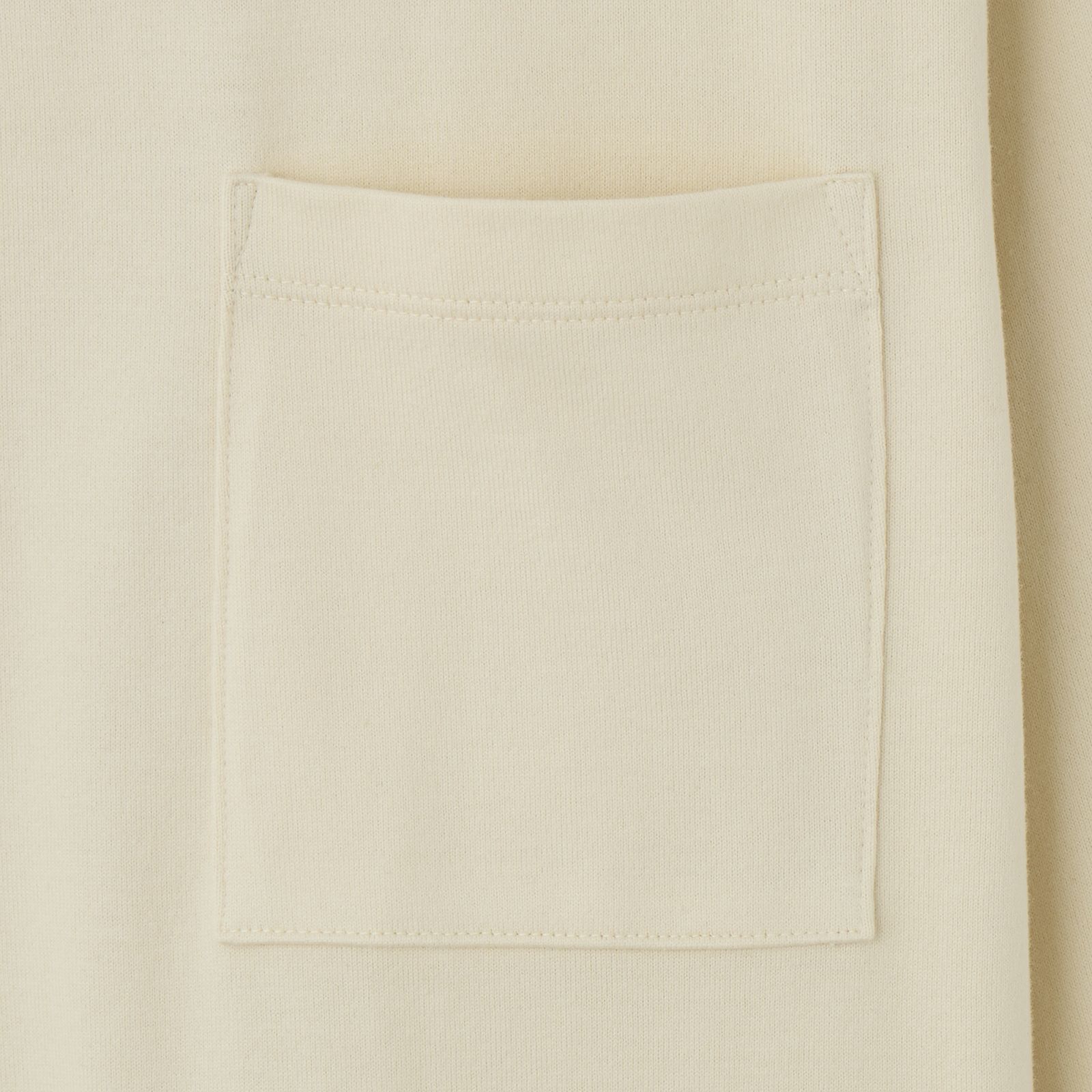 オーガニックコットン　太番手無地長袖Ｔシャツ