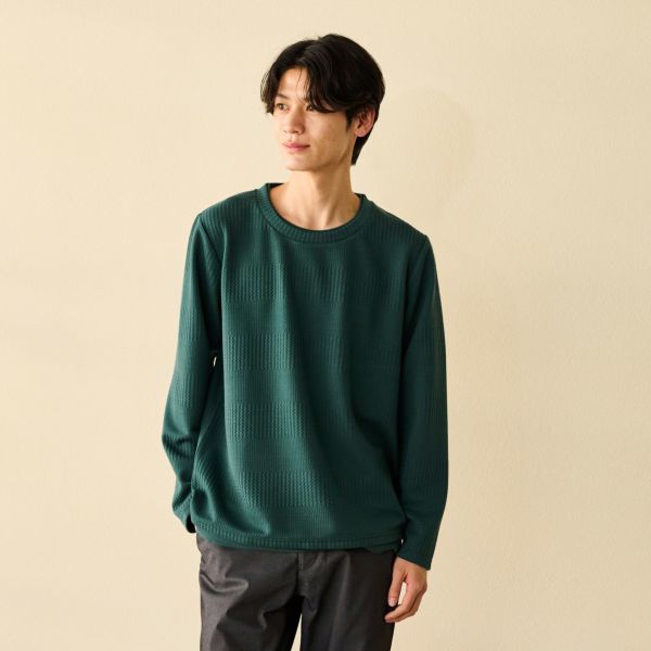 ジャカードフェイク長袖Ｔシャツ
