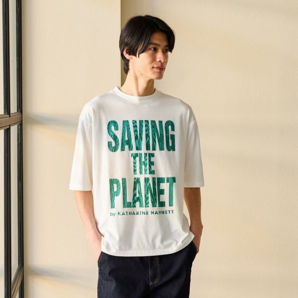【キャサリンハムネット】　スローガンＴシャツ