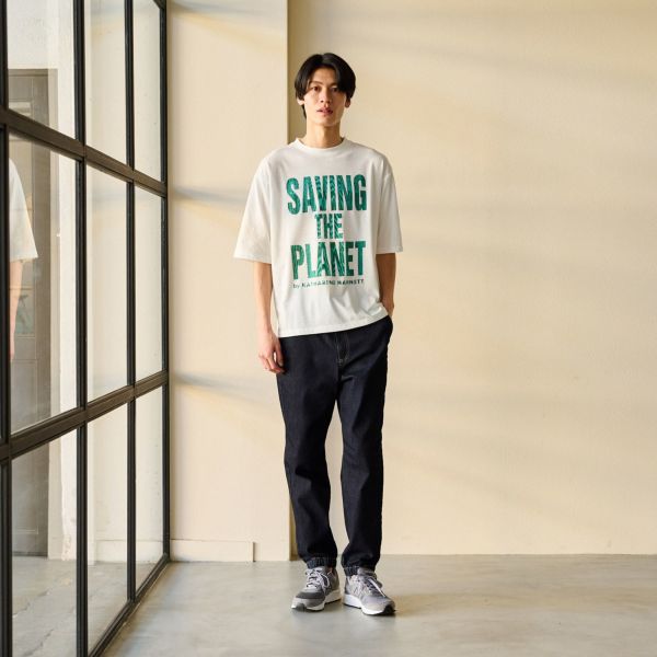 【キャサリンハムネット】　スローガンＴシャツ