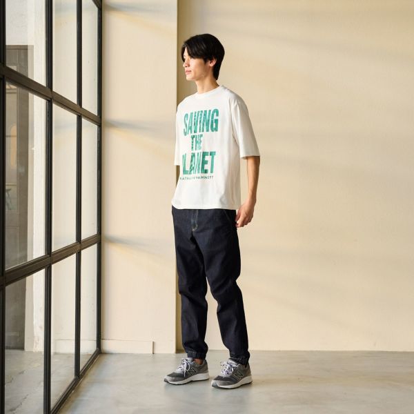 【キャサリンハムネット】　スローガンＴシャツ