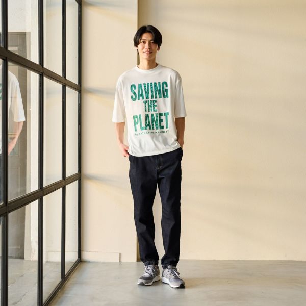 【キャサリンハムネット】　スローガンＴシャツ