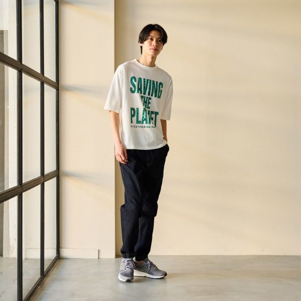【キャサリンハムネット】　スローガンＴシャツ
