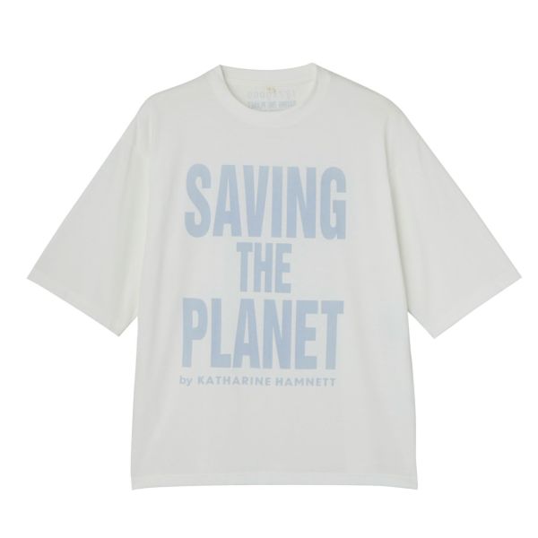 【キャサリンハムネット】　スローガンＴシャツ