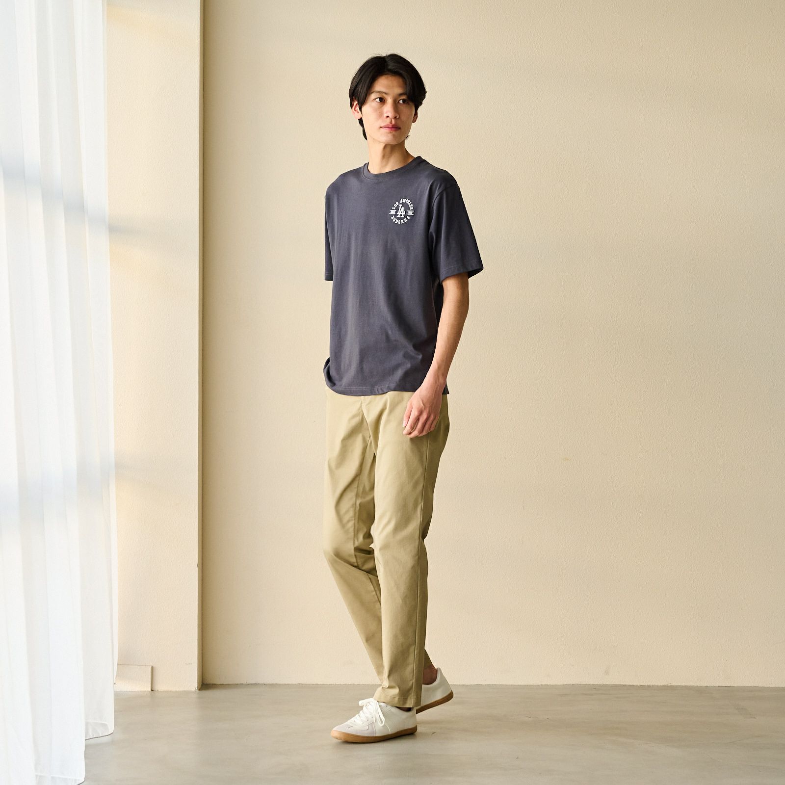 ピースフィットクール　レギュラーフィット　ストレッチチノ