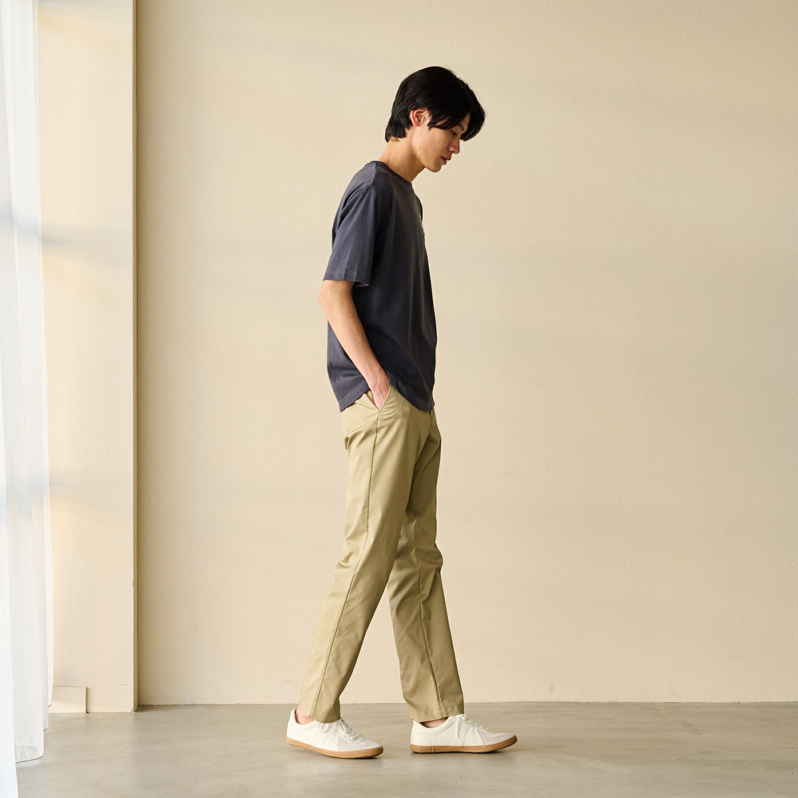 ピースフィットクール　レギュラーフィット　ストレッチチノ
