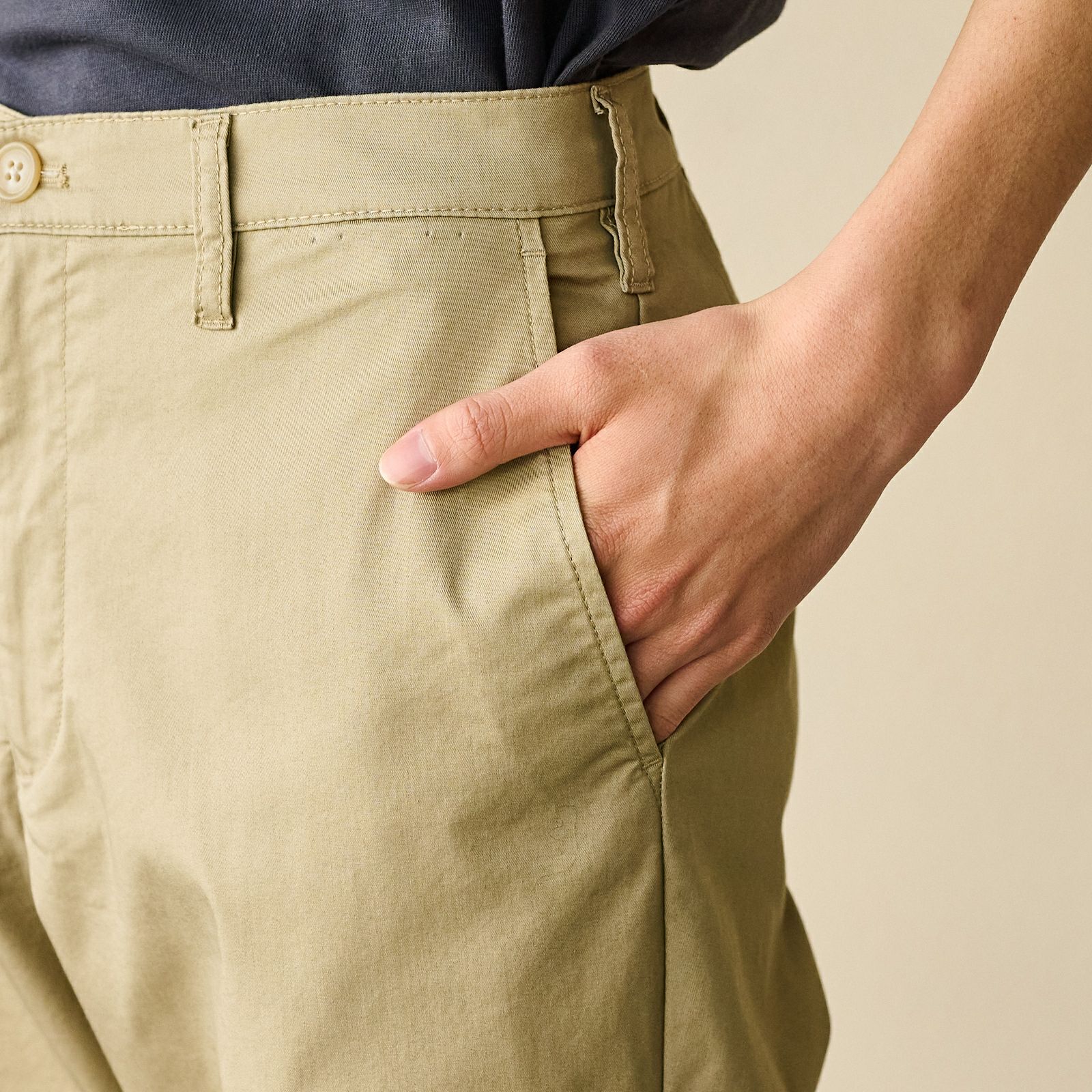 ピースフィットクール　レギュラーフィット　ストレッチチノ