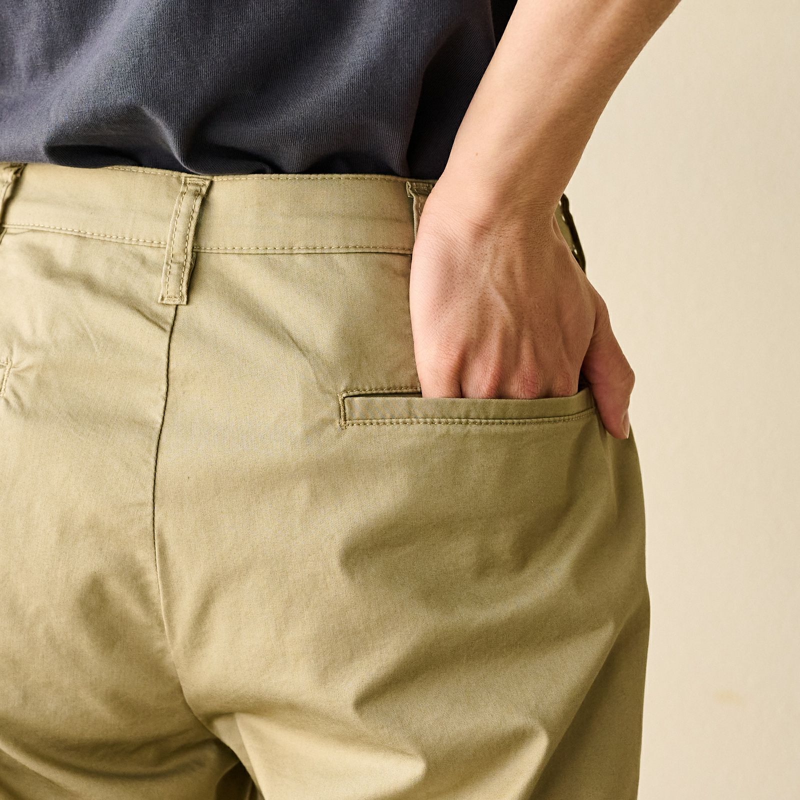 ピースフィットクール　レギュラーフィット　ストレッチチノ