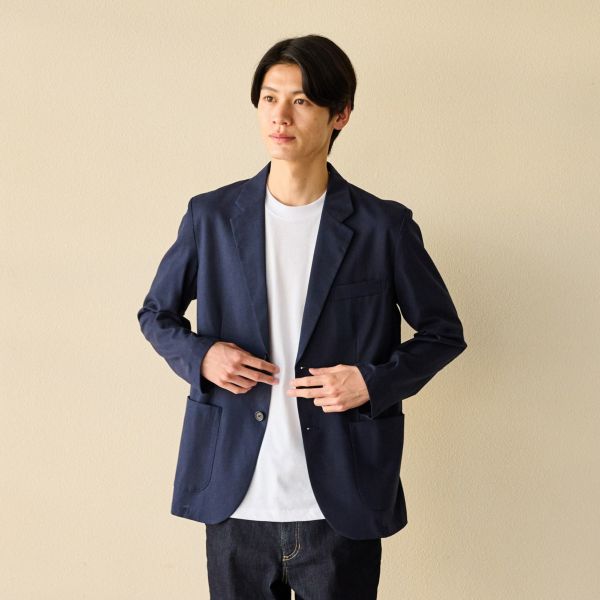 麻入りジャケット