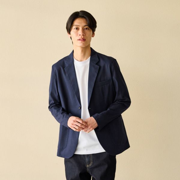 麻入りジャケット