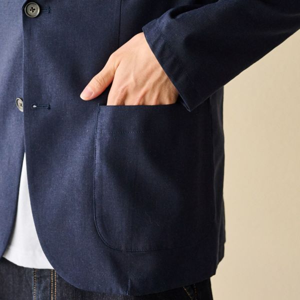麻入りジャケット
