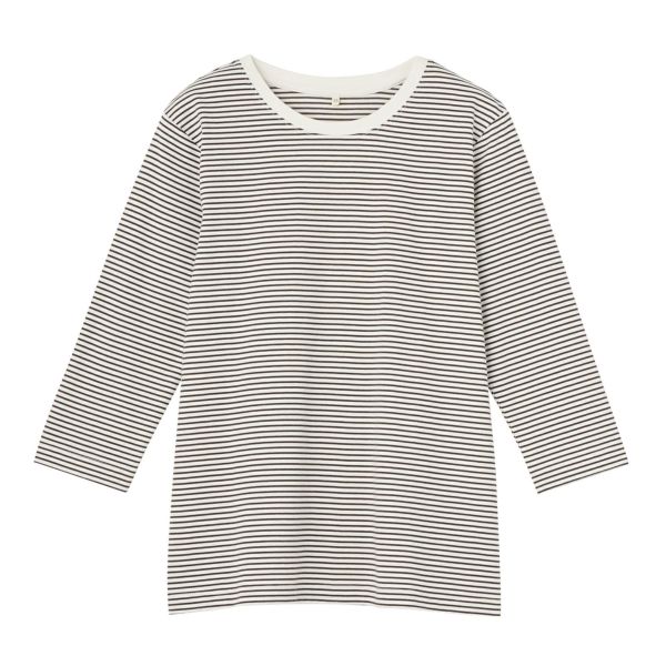 オーガニックコットン　７分袖Ｔシャツ