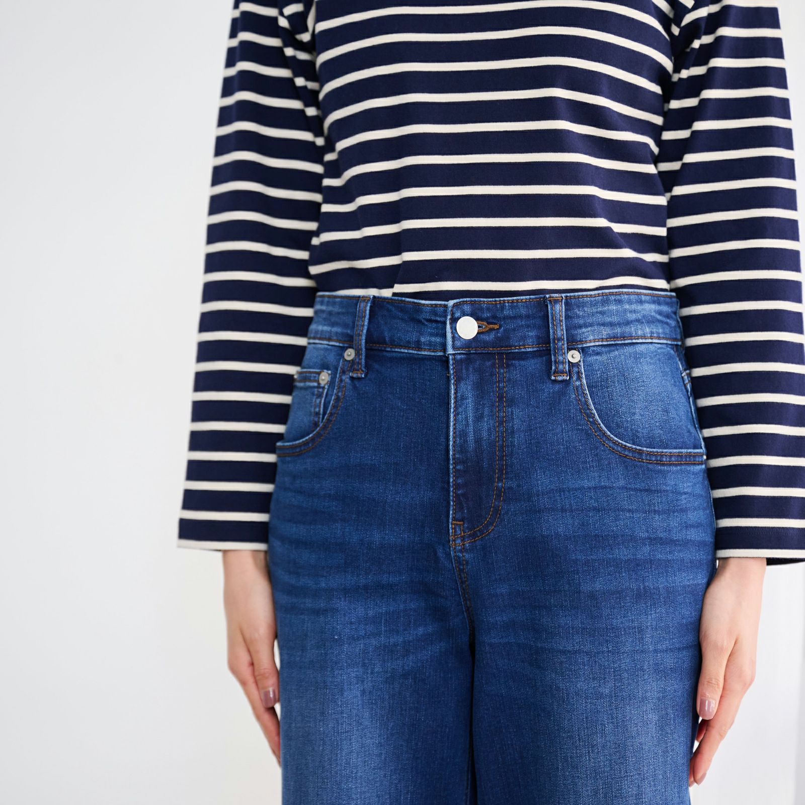 匠デニム　ワイドパンツ