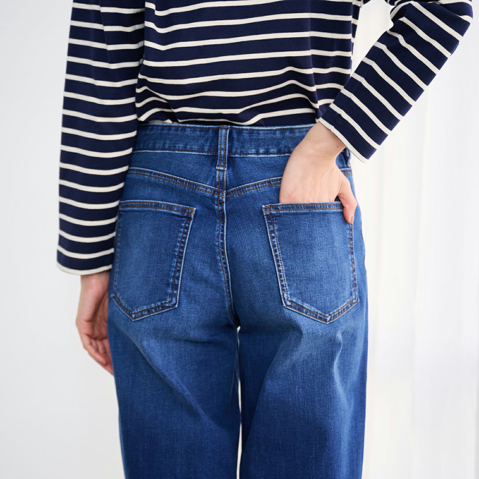 匠デニム　ワイドパンツ