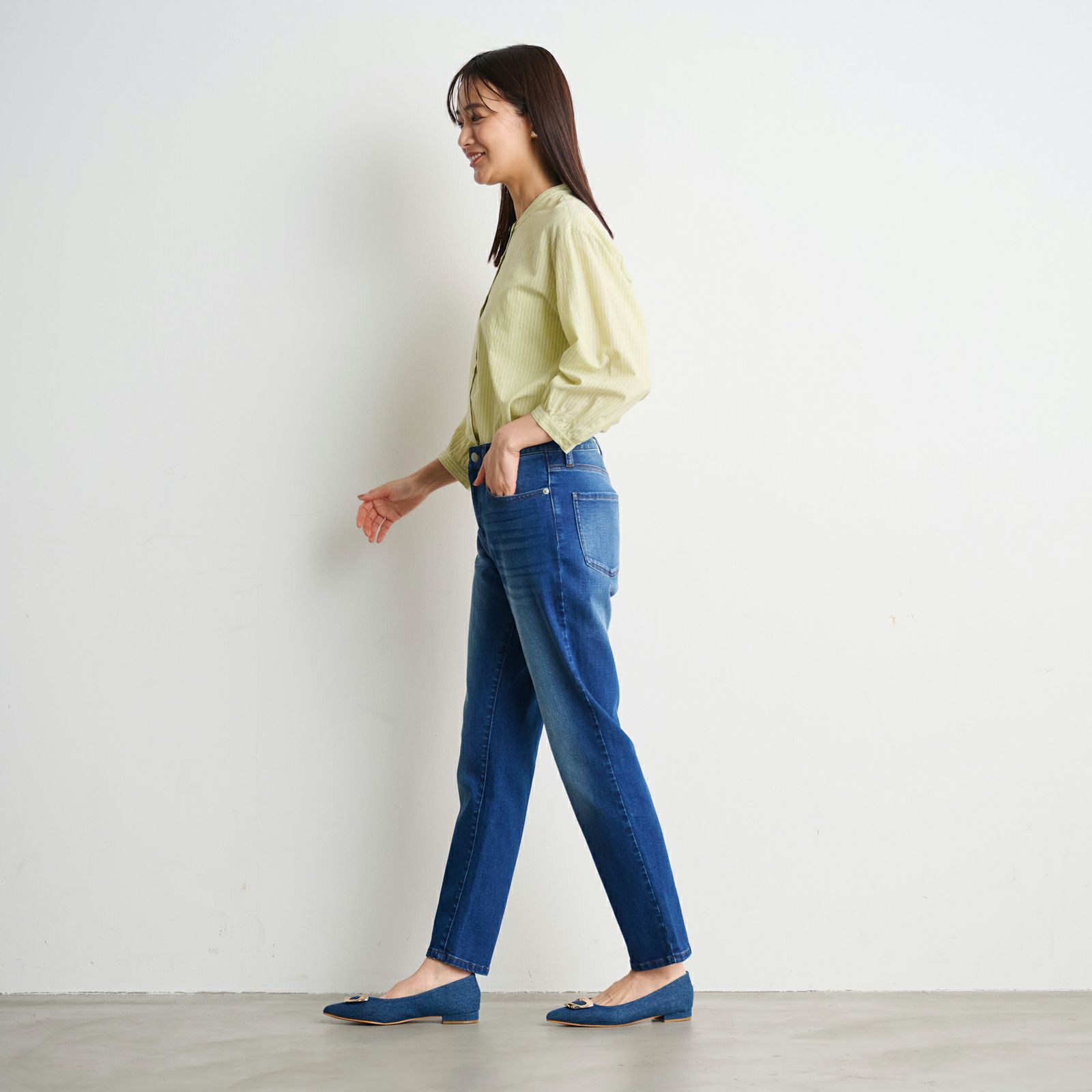 匠デニム　ボーイフィットパンツ