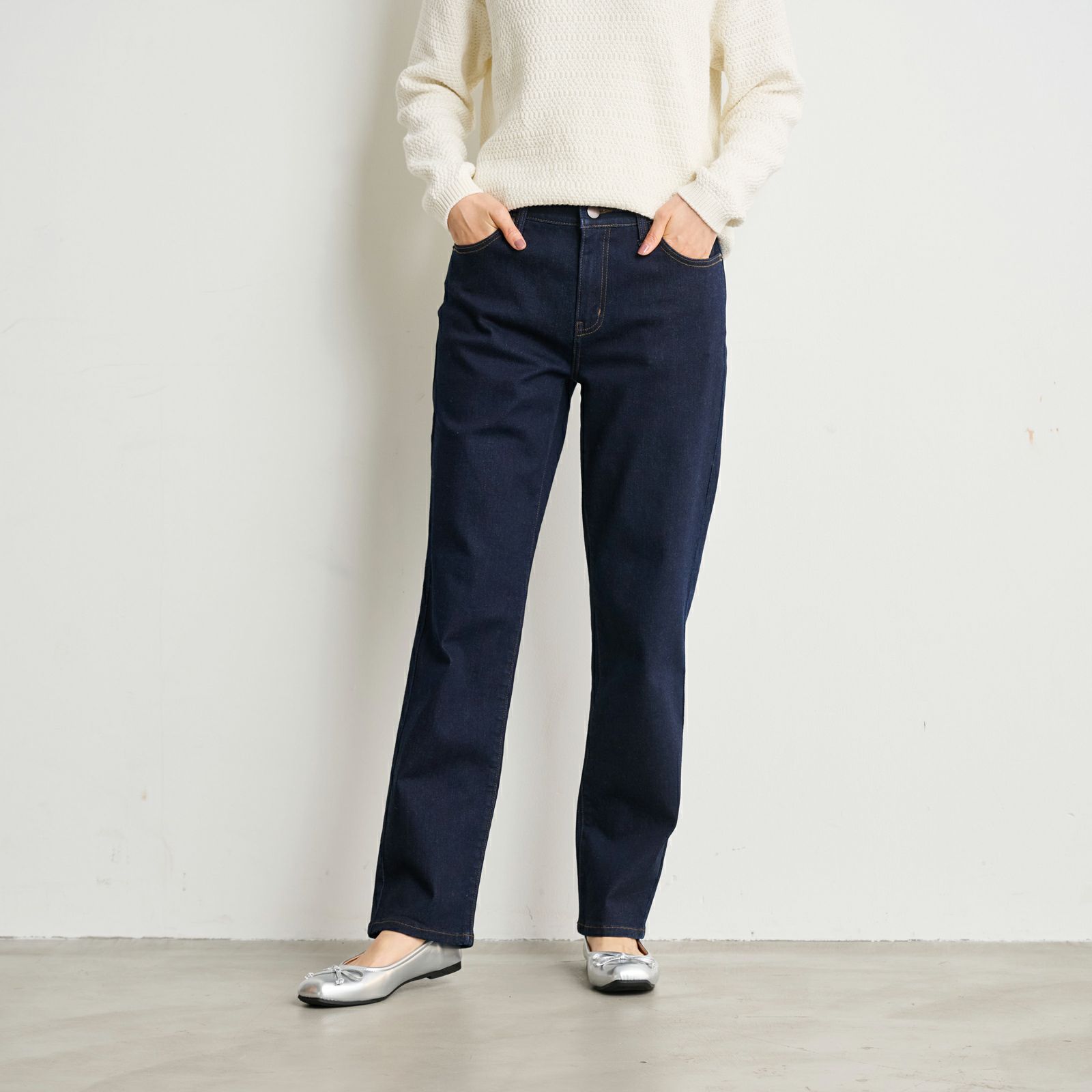 匠デニム　ストレートパンツ