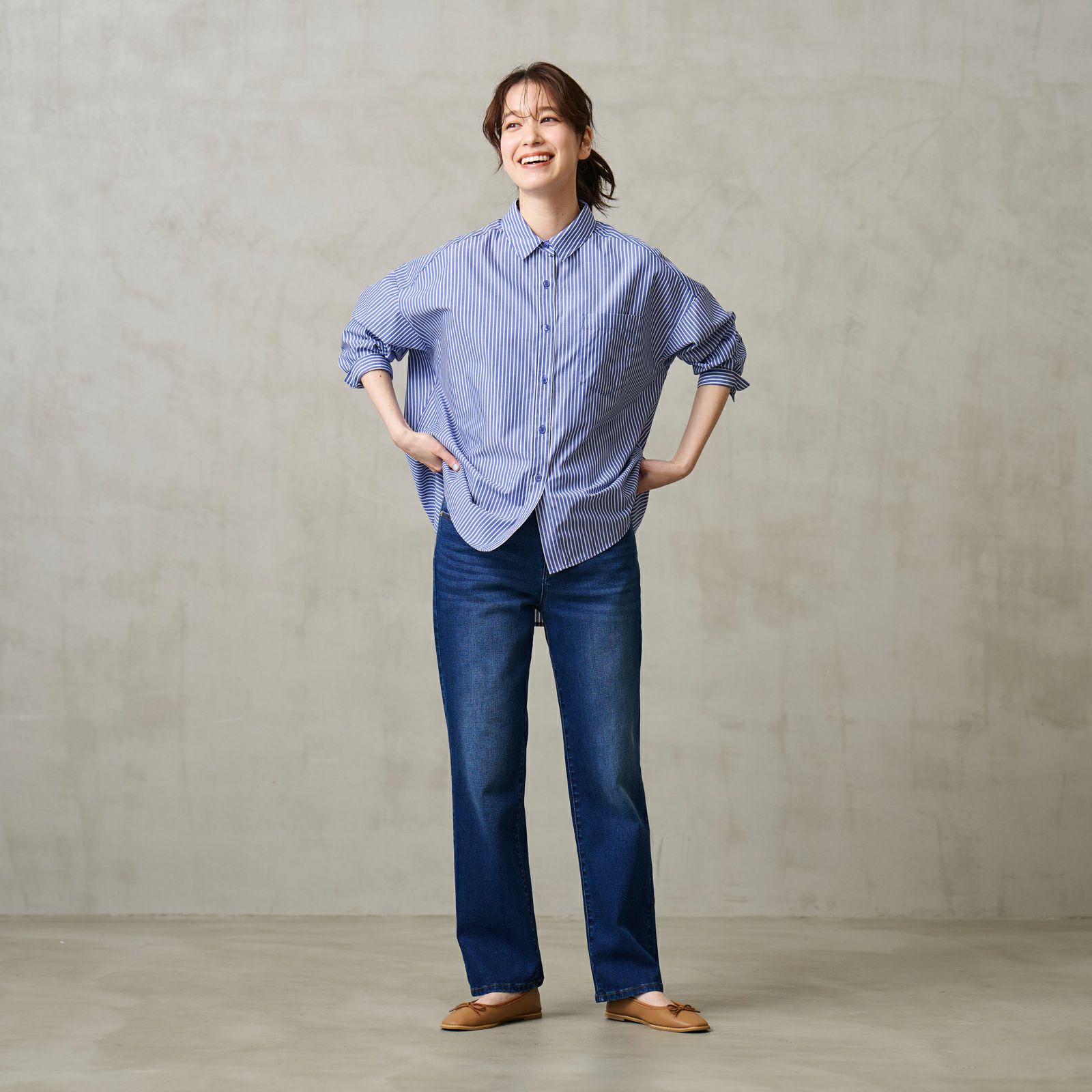 匠デニム　ストレートパンツ