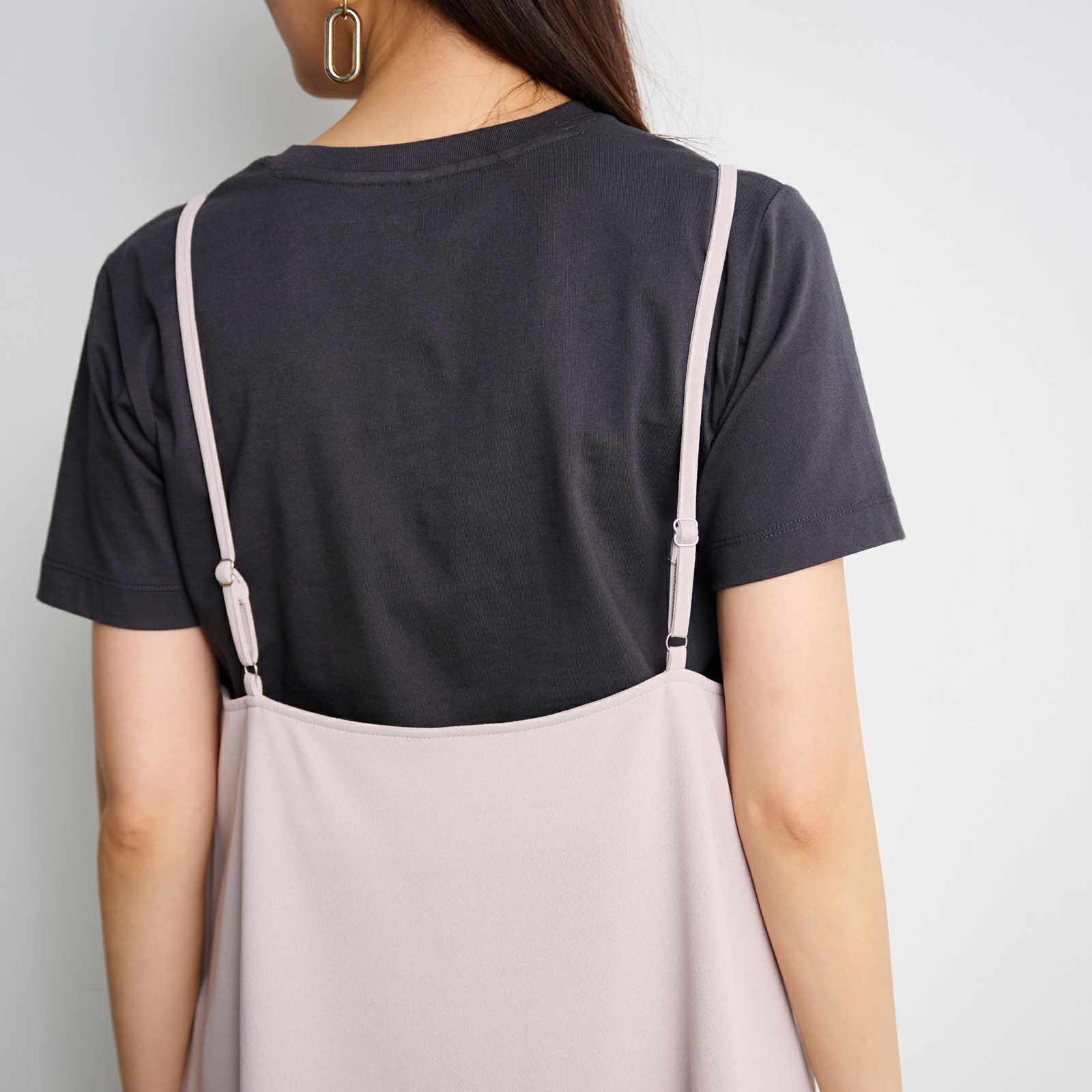 カットジョーゼット　キャミソールワンピース