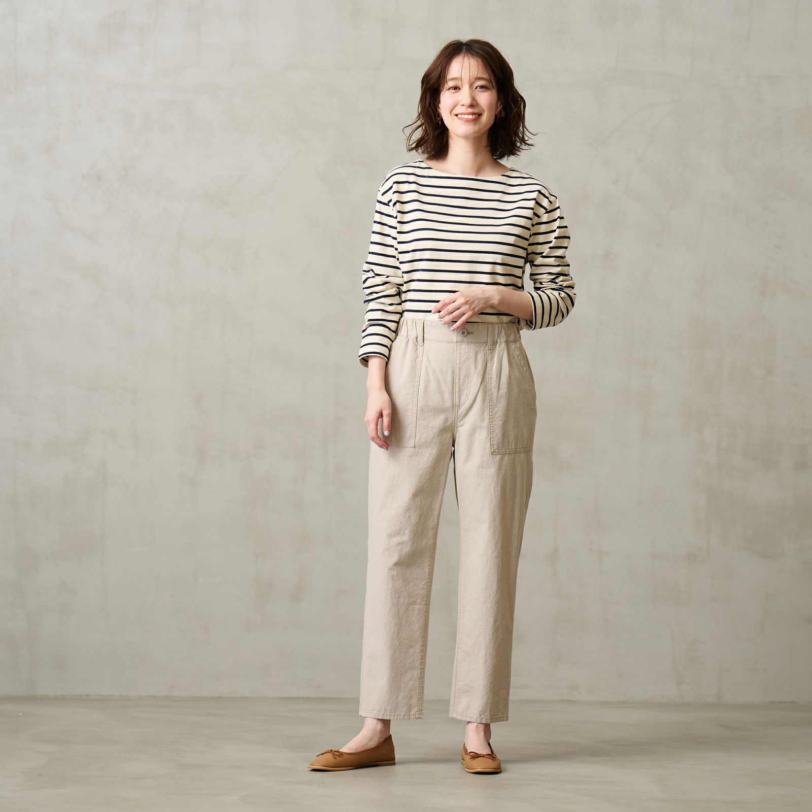 ダンガリー　ベイカーテーパードパンツ