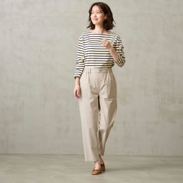ダンガリー　ベイカーテーパードパンツ