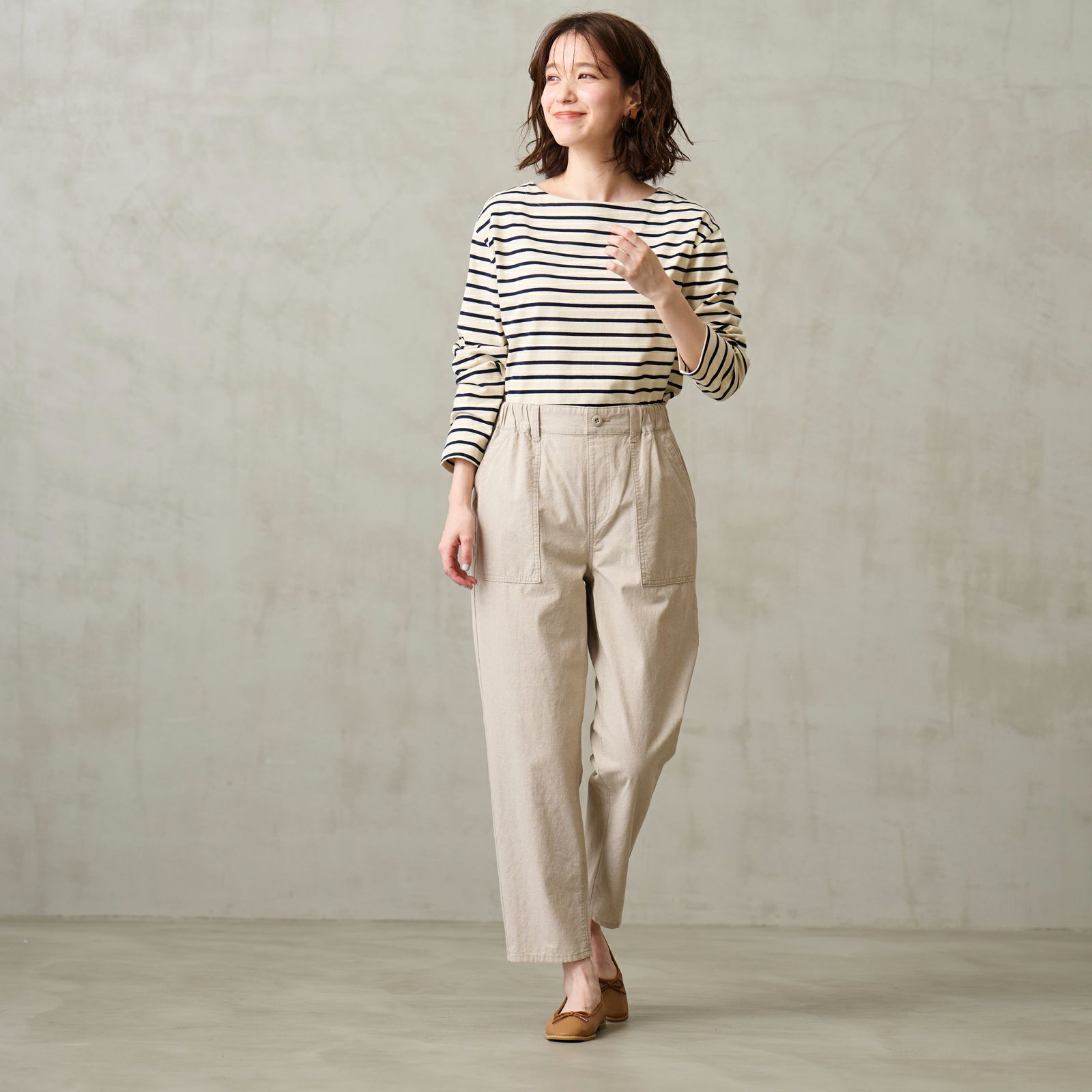 ダンガリー　ベイカーテーパードパンツ