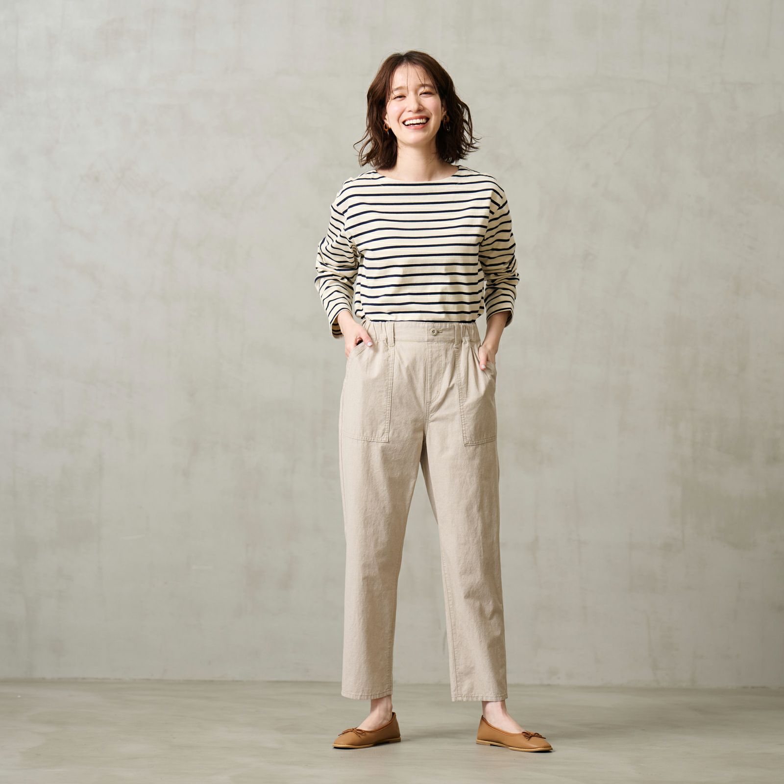 ダンガリー　ベイカーテーパードパンツ