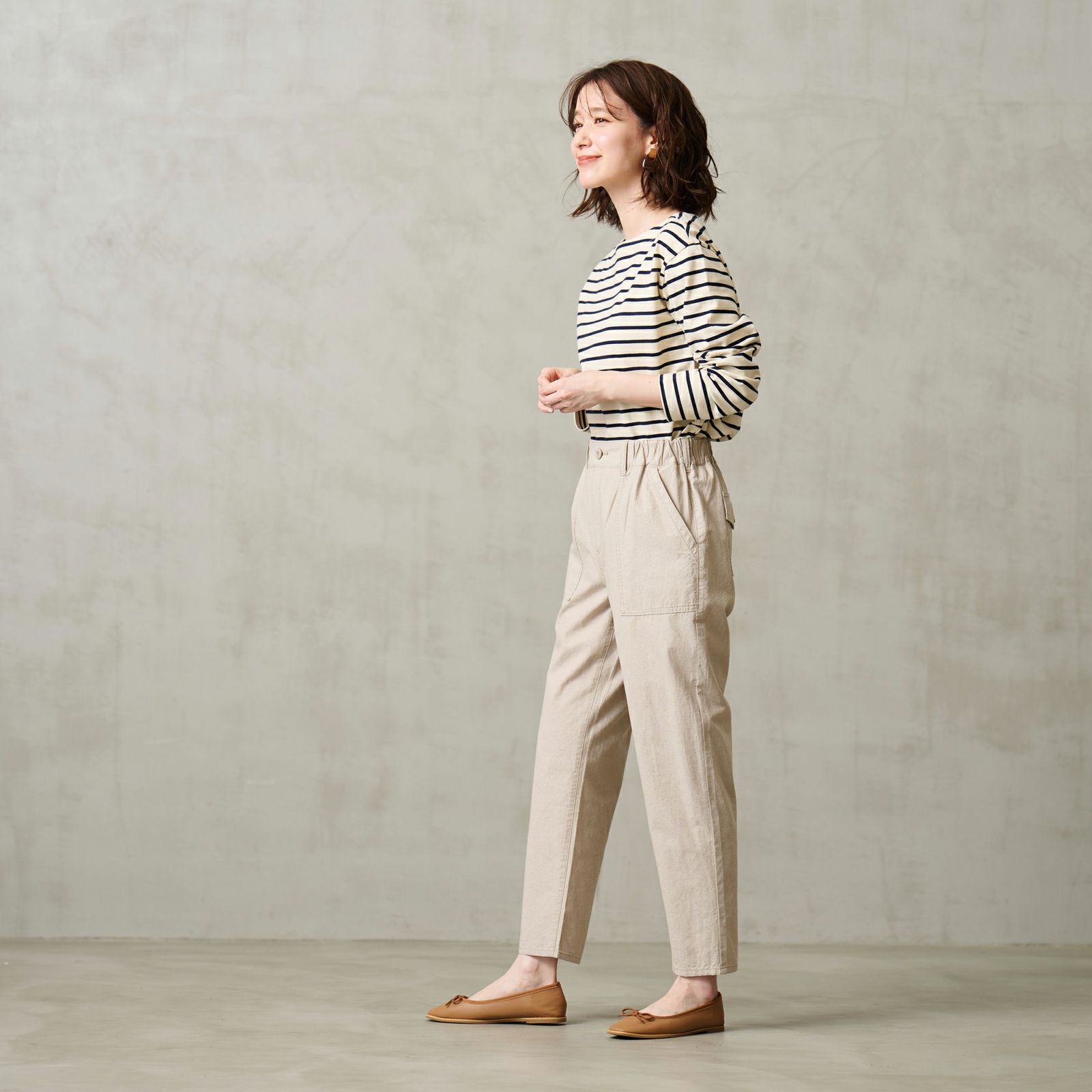 ダンガリー　ベイカーテーパードパンツ