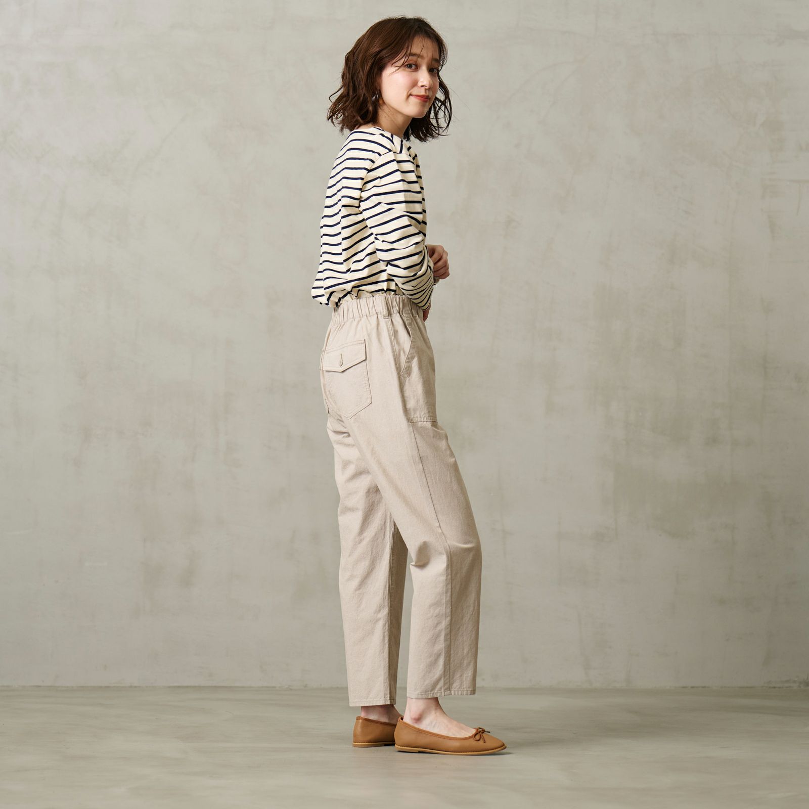 ダンガリー　ベイカーテーパードパンツ