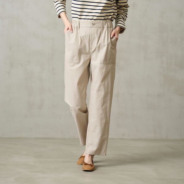 ダンガリー　ベイカーテーパードパンツ
