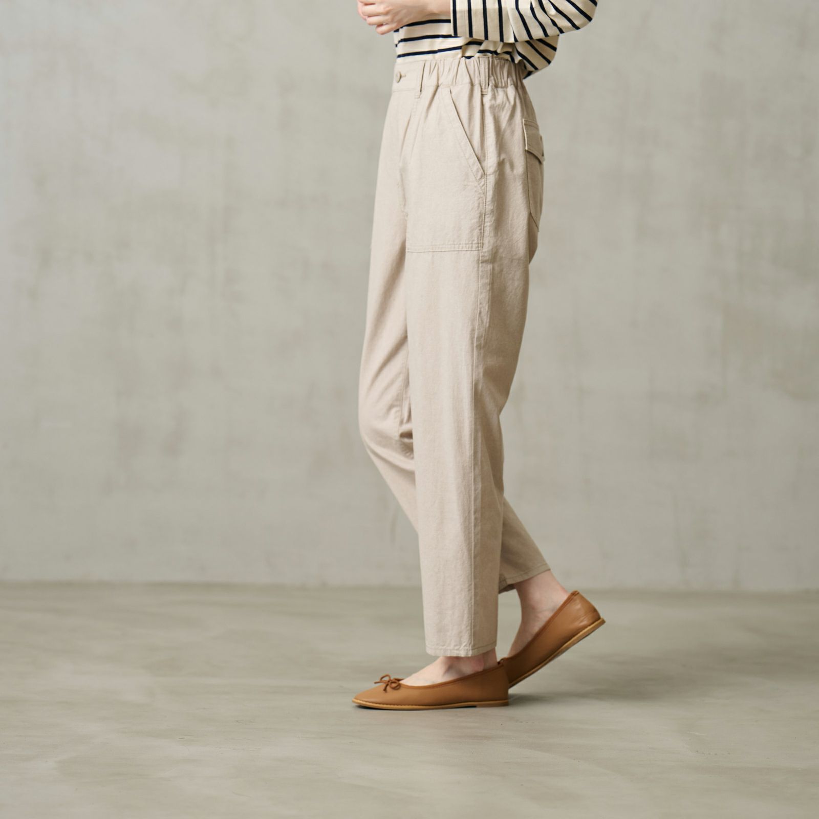 ダンガリー　ベイカーテーパードパンツ
