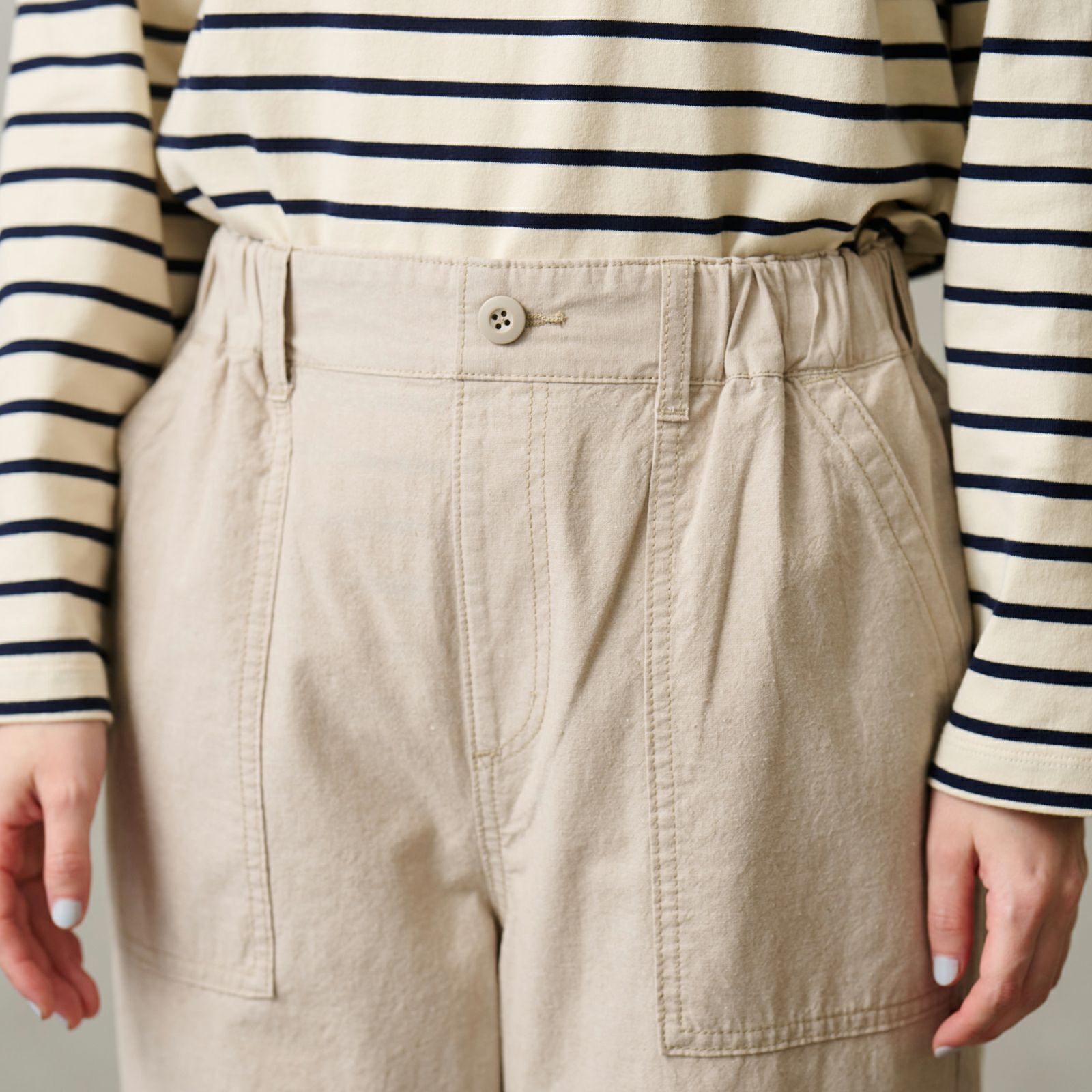 ダンガリー　ベイカーテーパードパンツ