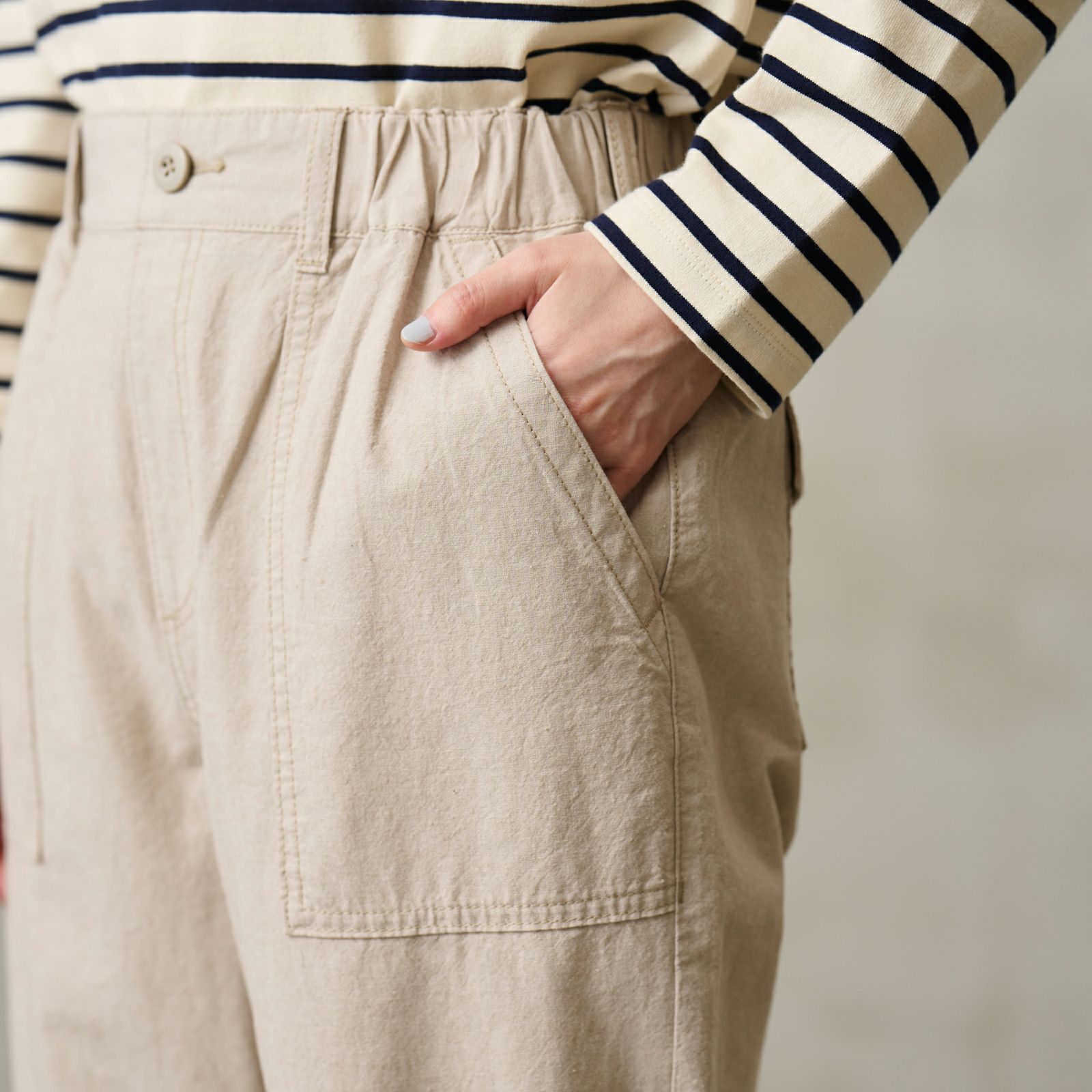 ダンガリー　ベイカーテーパードパンツ