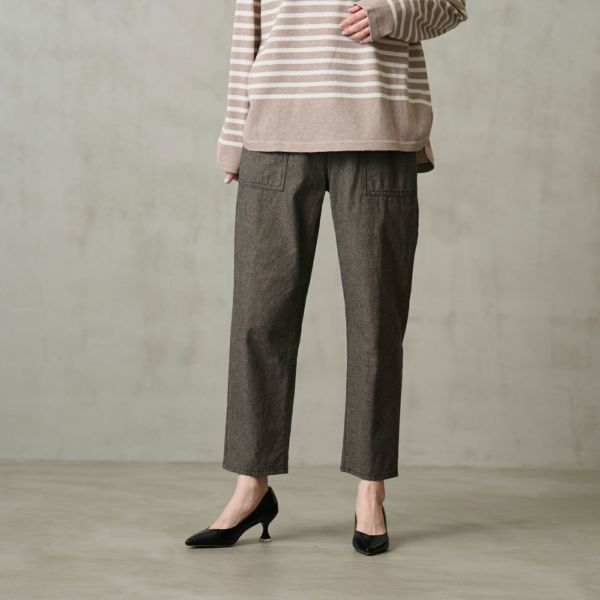 ダンガリー　ベイカーテーパードパンツ