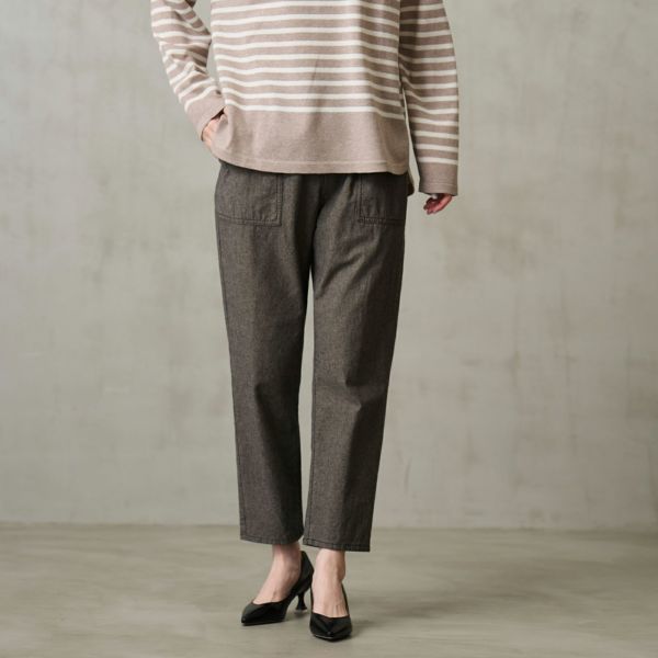 ダンガリー　ベイカーテーパードパンツ