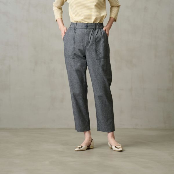 ダンガリー　ベイカーテーパードパンツ
