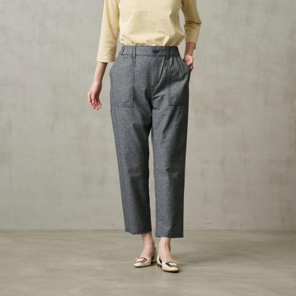 ダンガリー　ベイカーテーパードパンツ