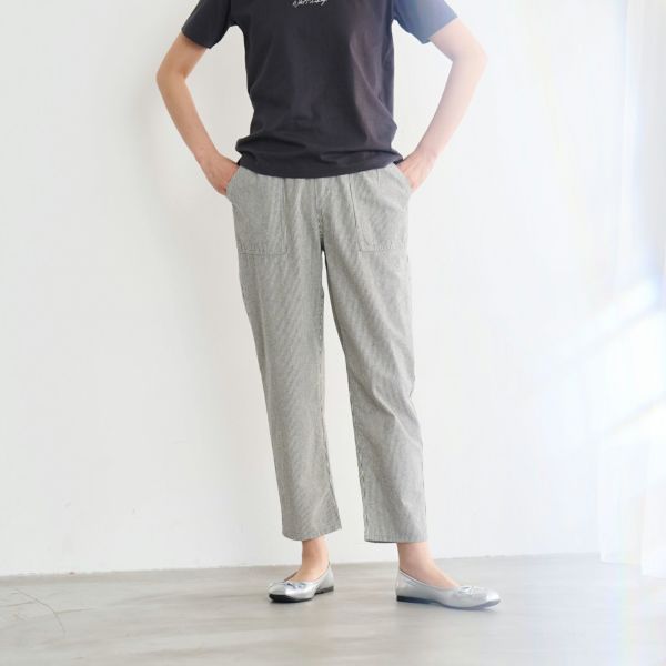ダンガリー　ベイカーテーパードパンツ