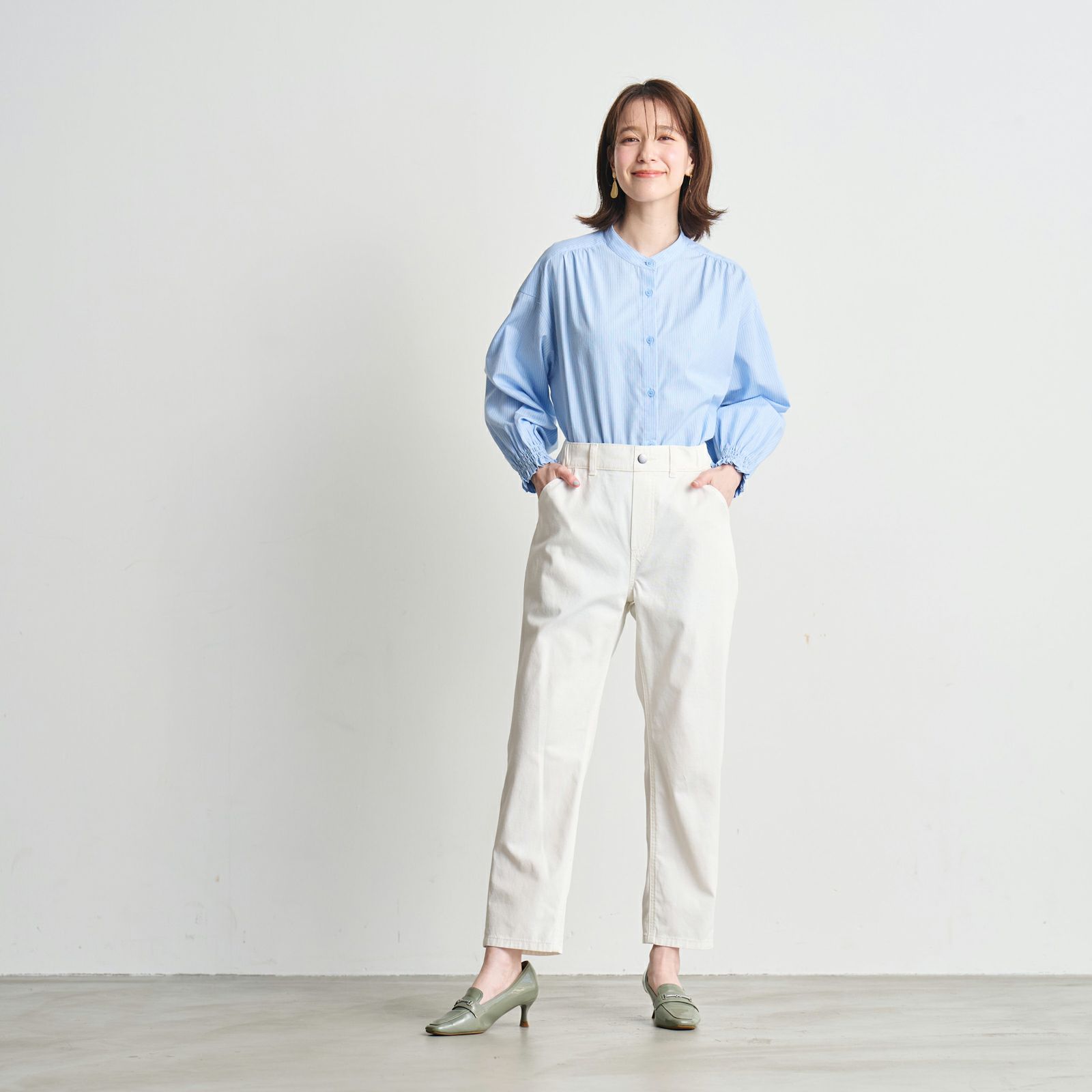 ライトオンスデニム　ボーイフィットパンツ