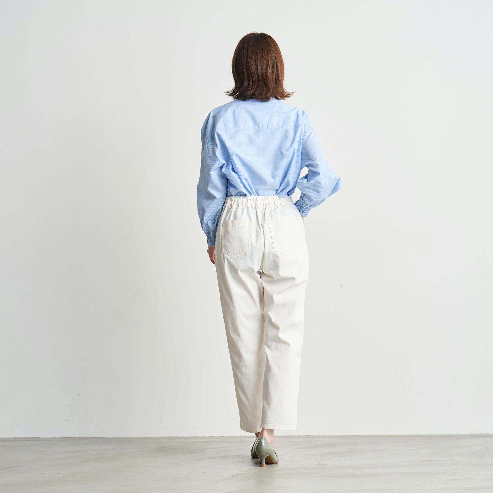 ライトオンスデニム　ボーイフィットパンツ
