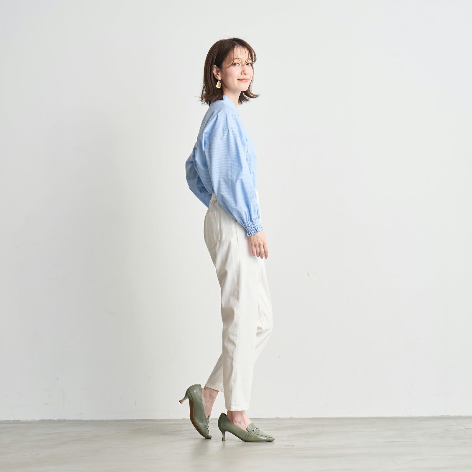 ライトオンスデニム　ボーイフィットパンツ