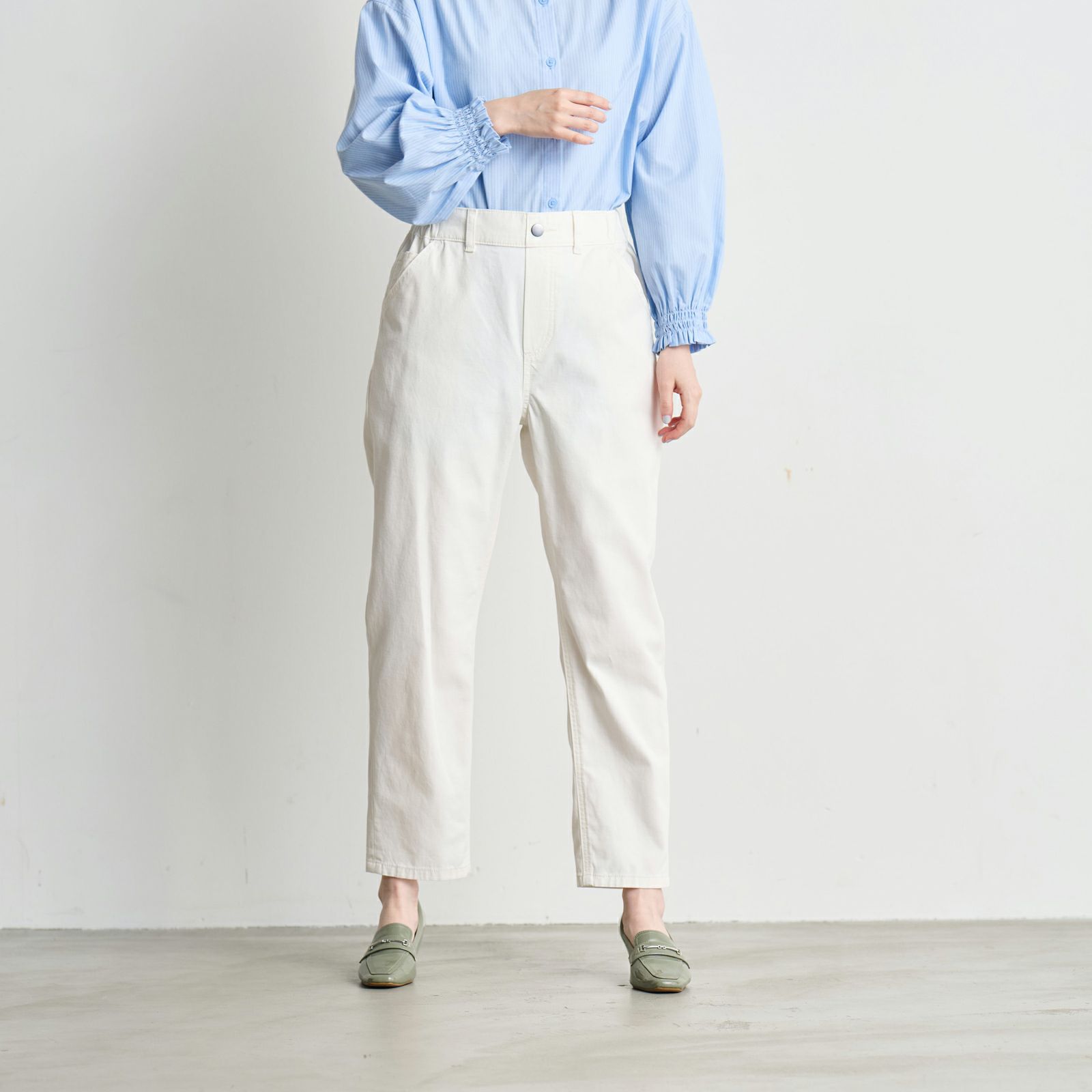 ライトオンスデニム　ボーイフィットパンツ