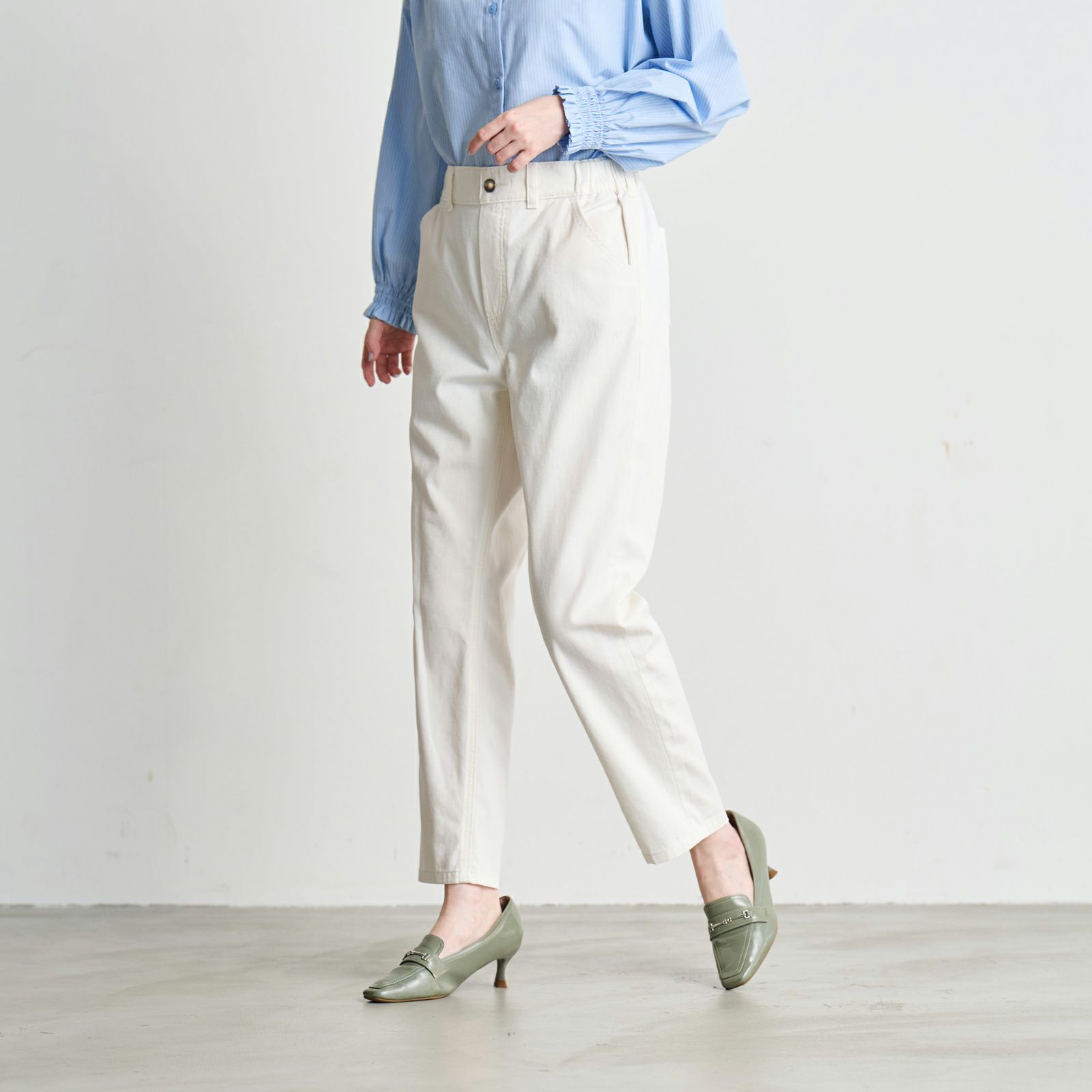 ライトオンスデニム　ボーイフィットパンツ