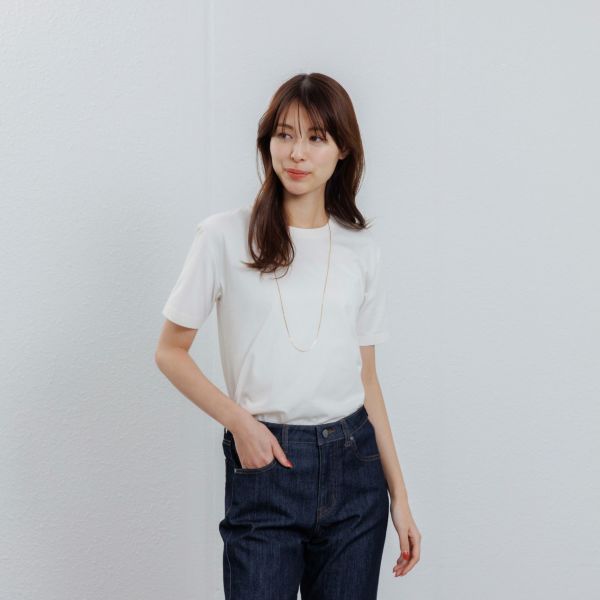 オーガニックコットン　クルーネック半袖Tシャツ