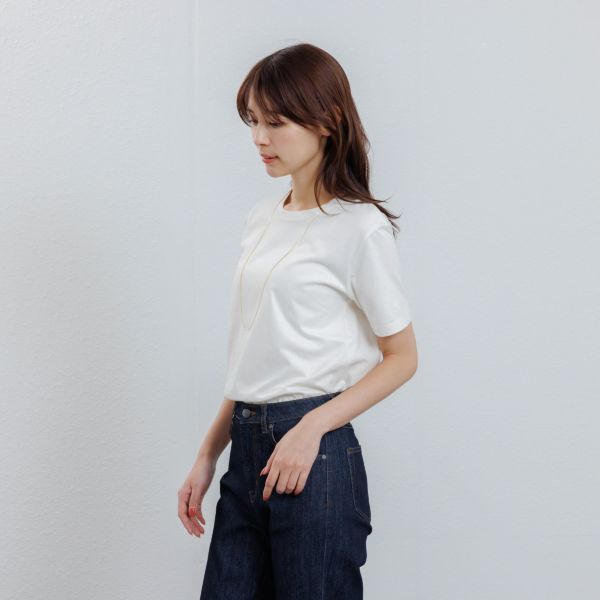 オーガニックコットン　クルーネック半袖Tシャツ