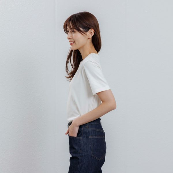 オーガニックコットン　クルーネック半袖Tシャツ